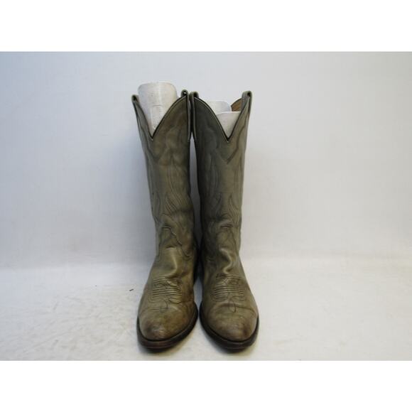 Frye Mens Size 10.5 D Marbled Gray Leather Western Cowboy Boots main image 6